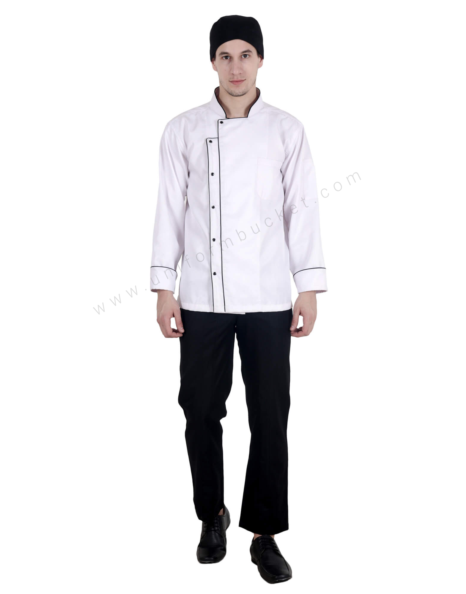 Chef Coat With Extended Placket