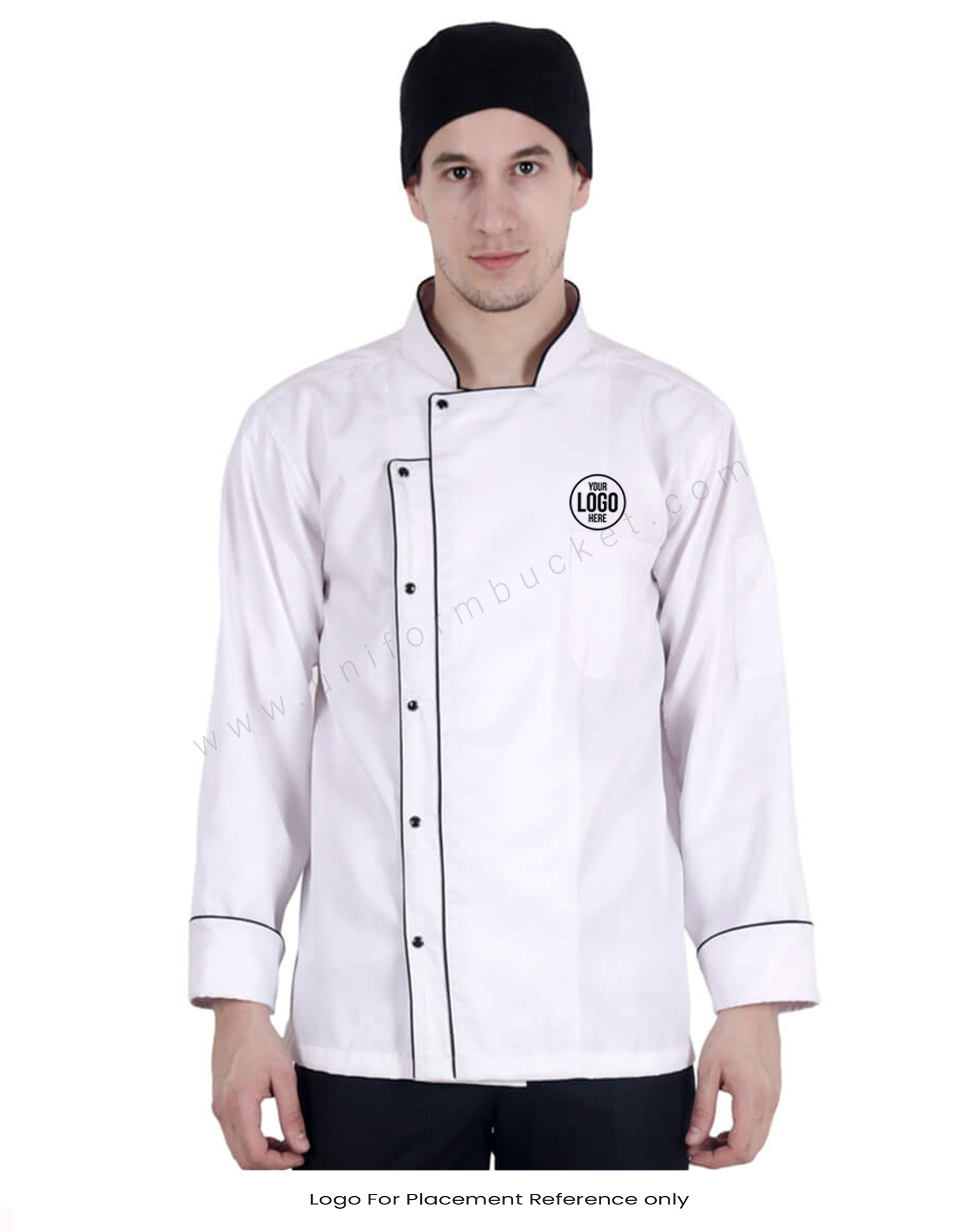 Chef Coat With Extended Placket