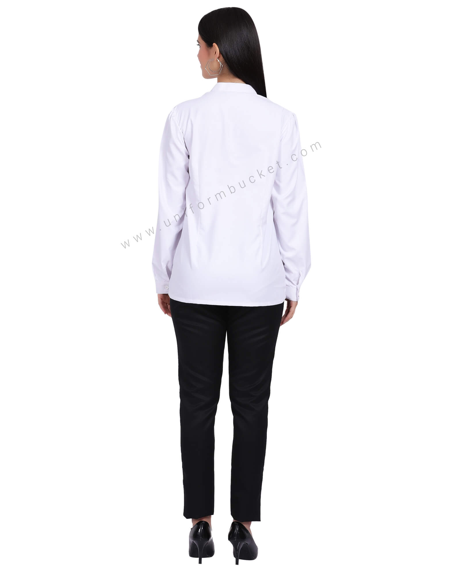 STYLISH V NECK TOP WITH FRONT SLIT