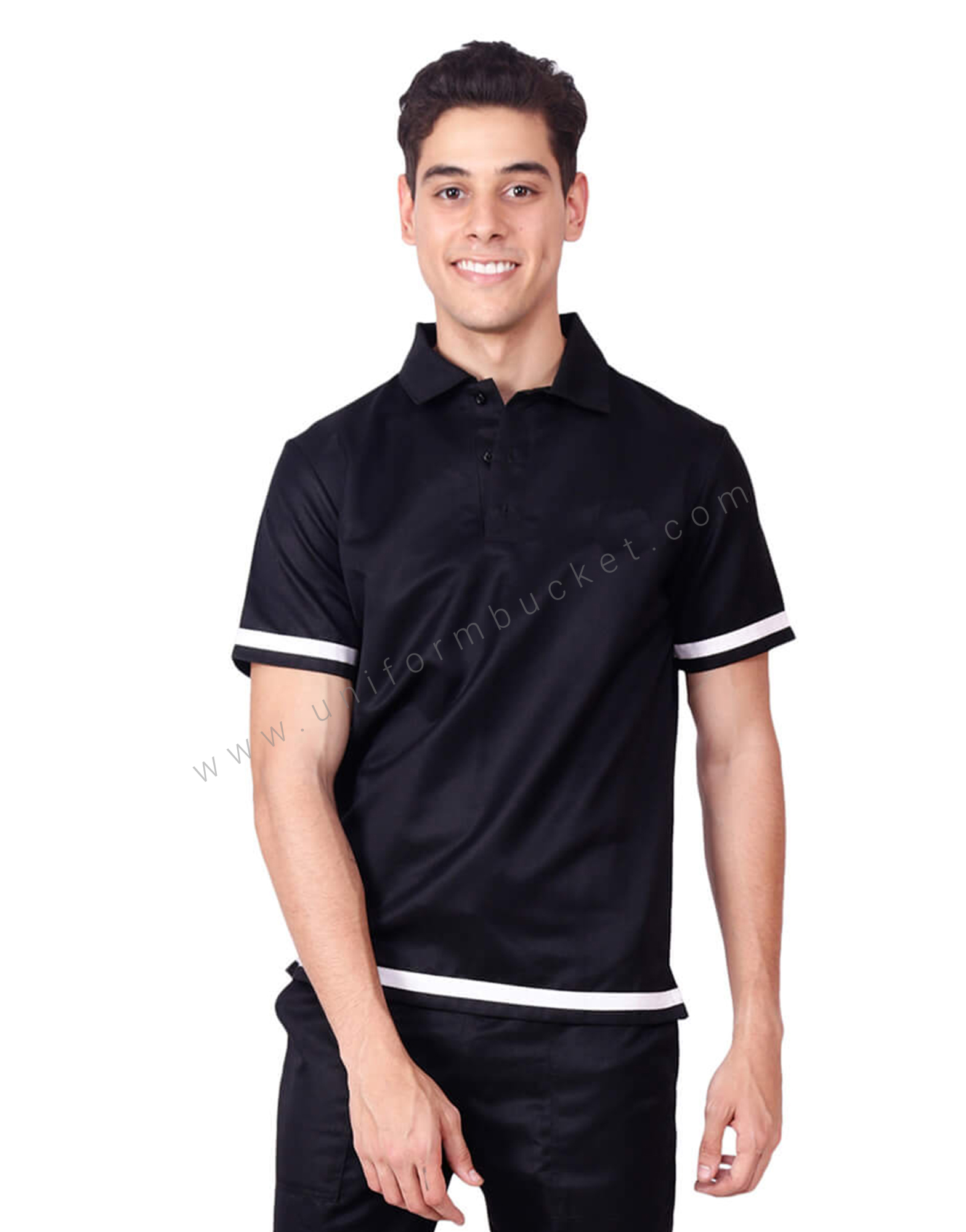 T Shirt Style Shirt With White Trims