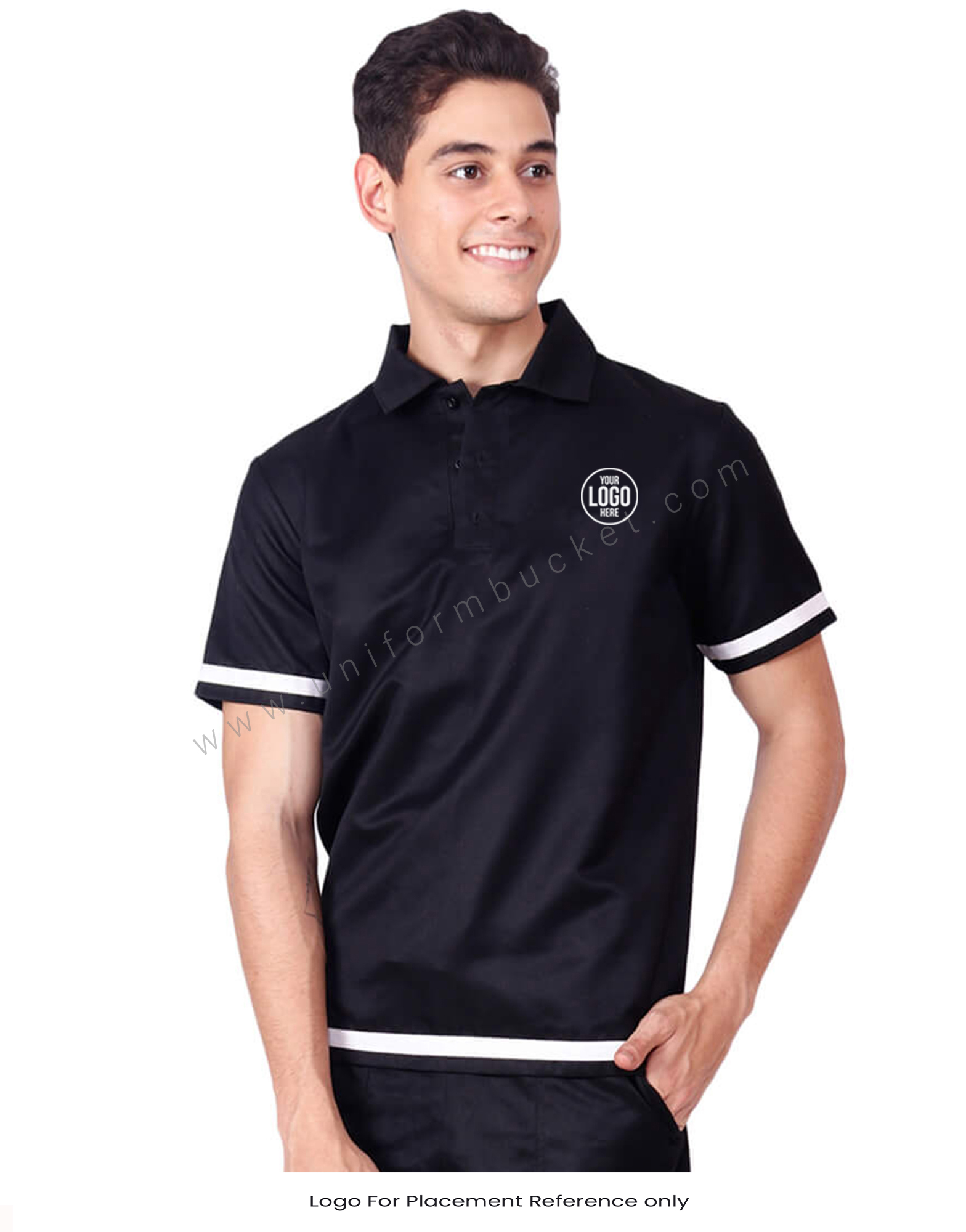 T Shirt Style Shirt With White Trims