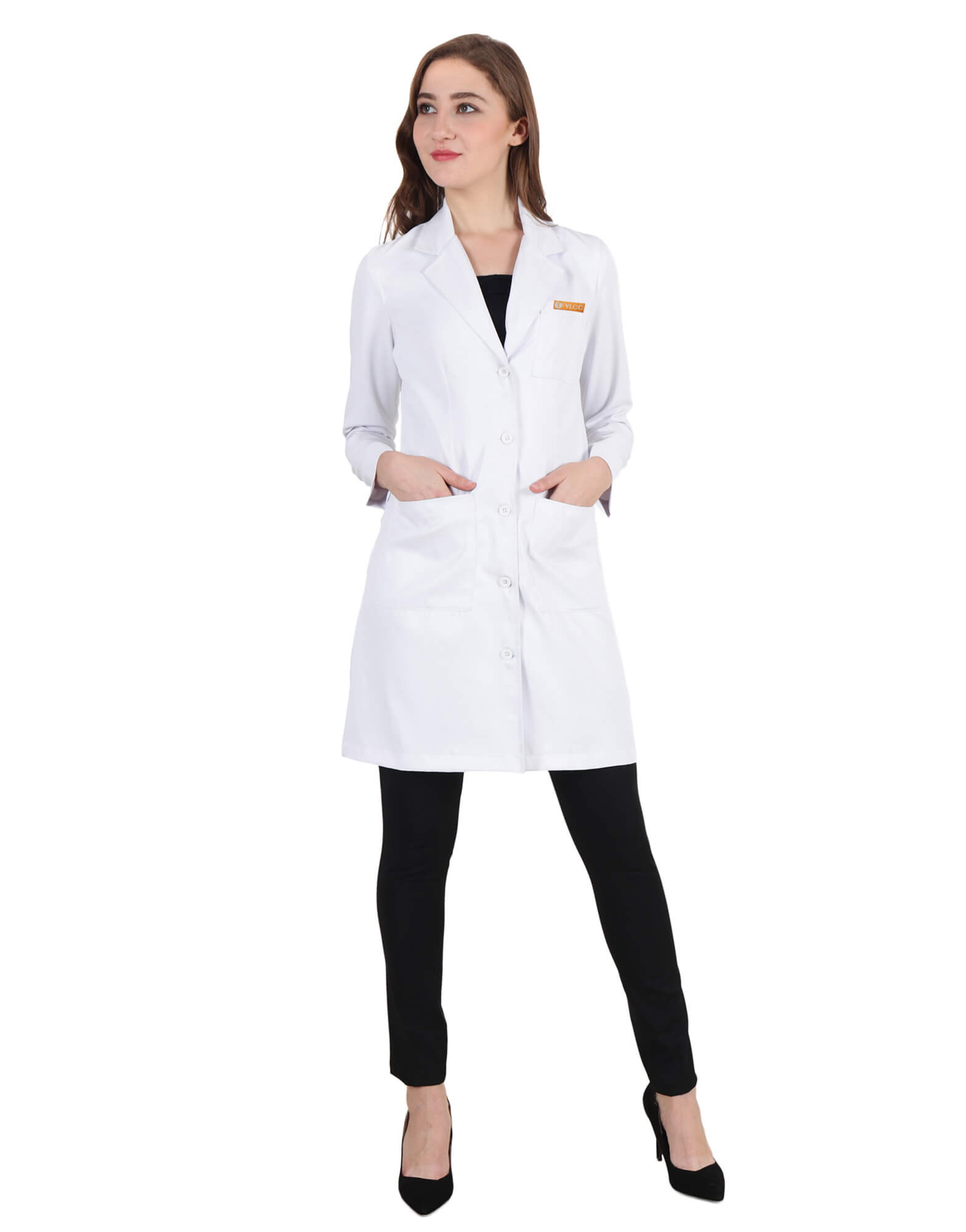 Buy VLCC Female Lab Coat Suggested For Slimming Doctors / Beauty