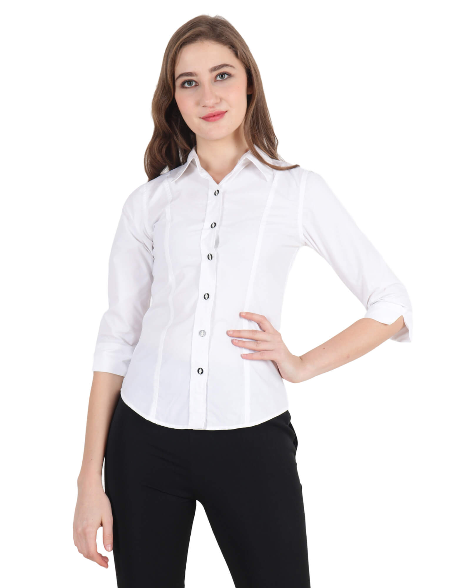 white formal shirt women's