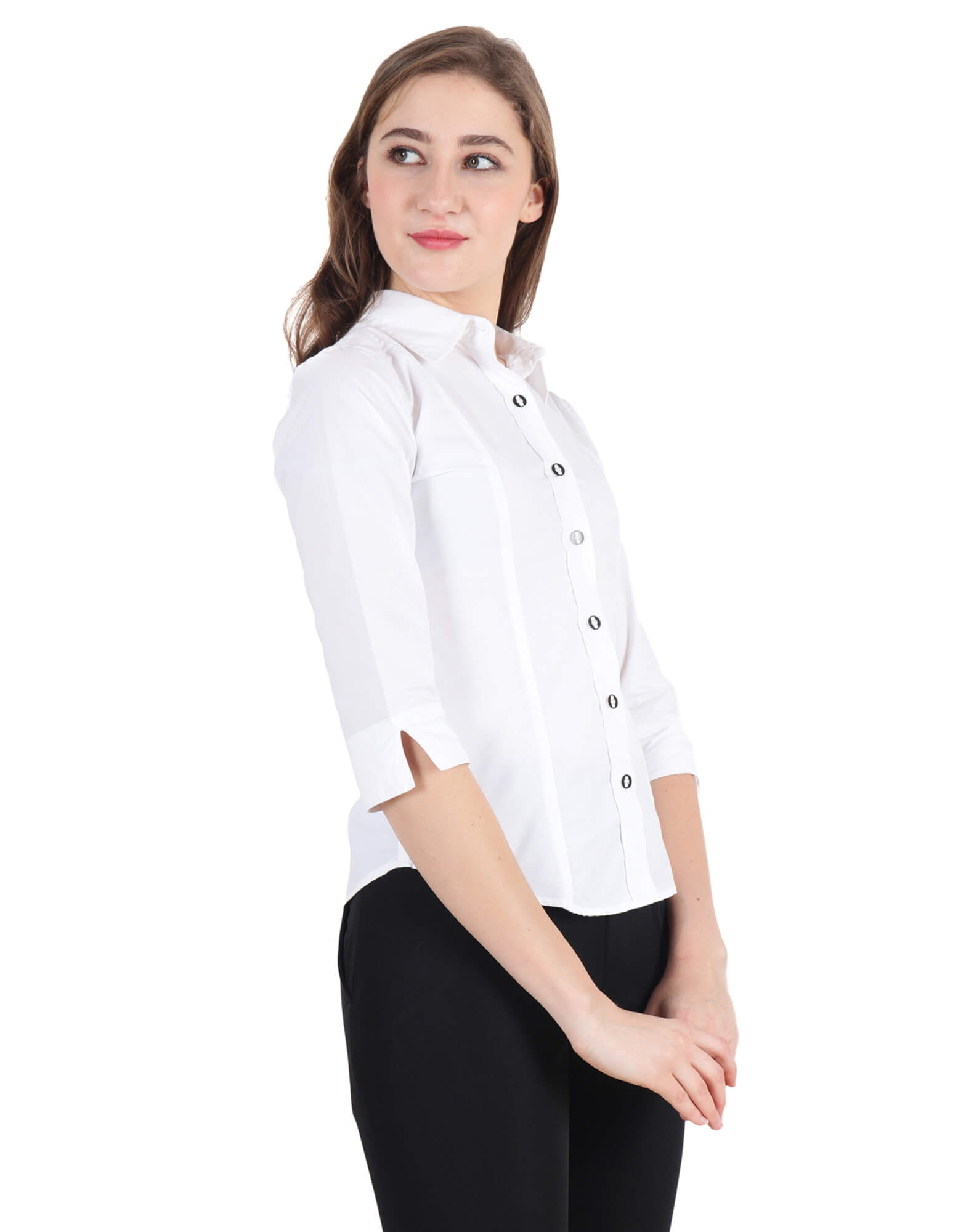 white formal shirt female