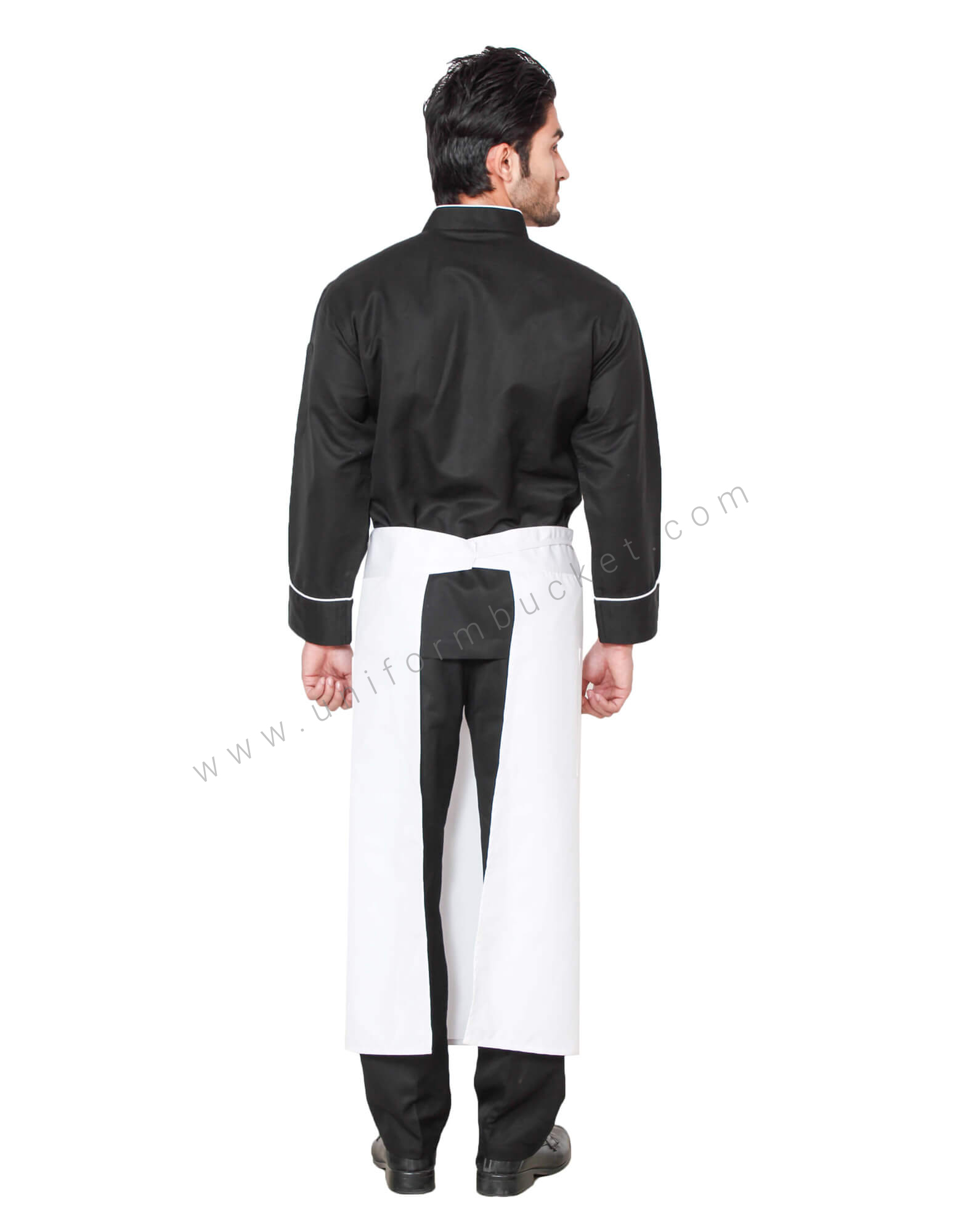 Full Waist White Bistro Apron