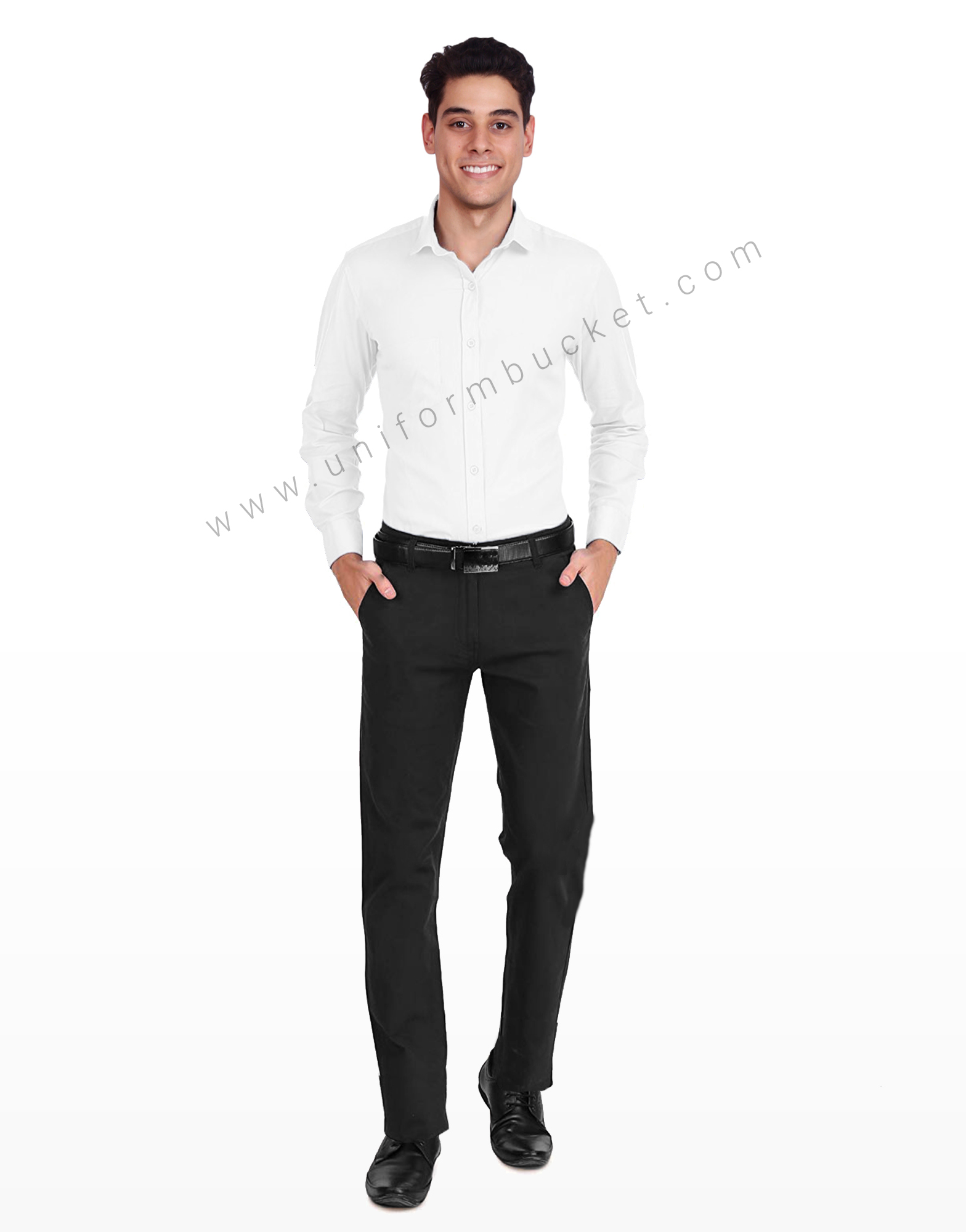 Buy White Formal Shirt Online @ Best Prices in India | UNIFORM BUCKET