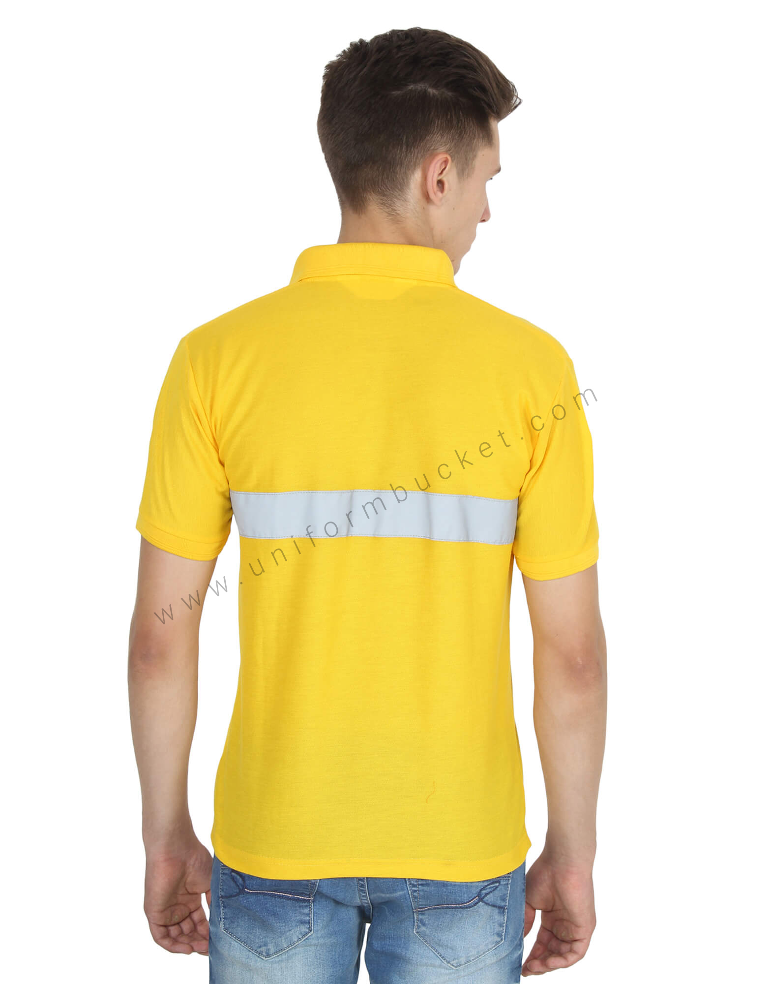Yellow Polo Hi- Visibility T- Shirt