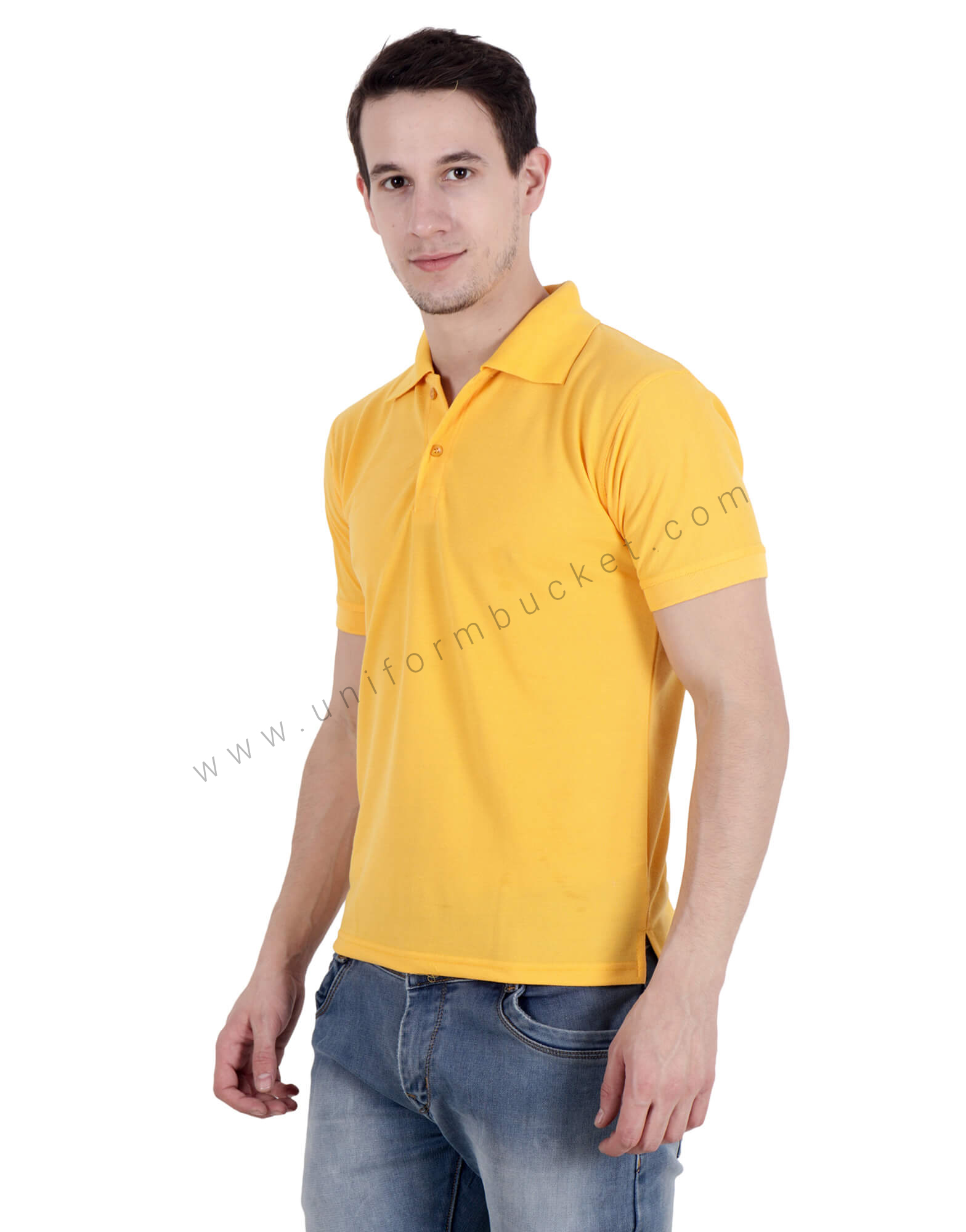 Yellow Uniform Polo T- Shirt