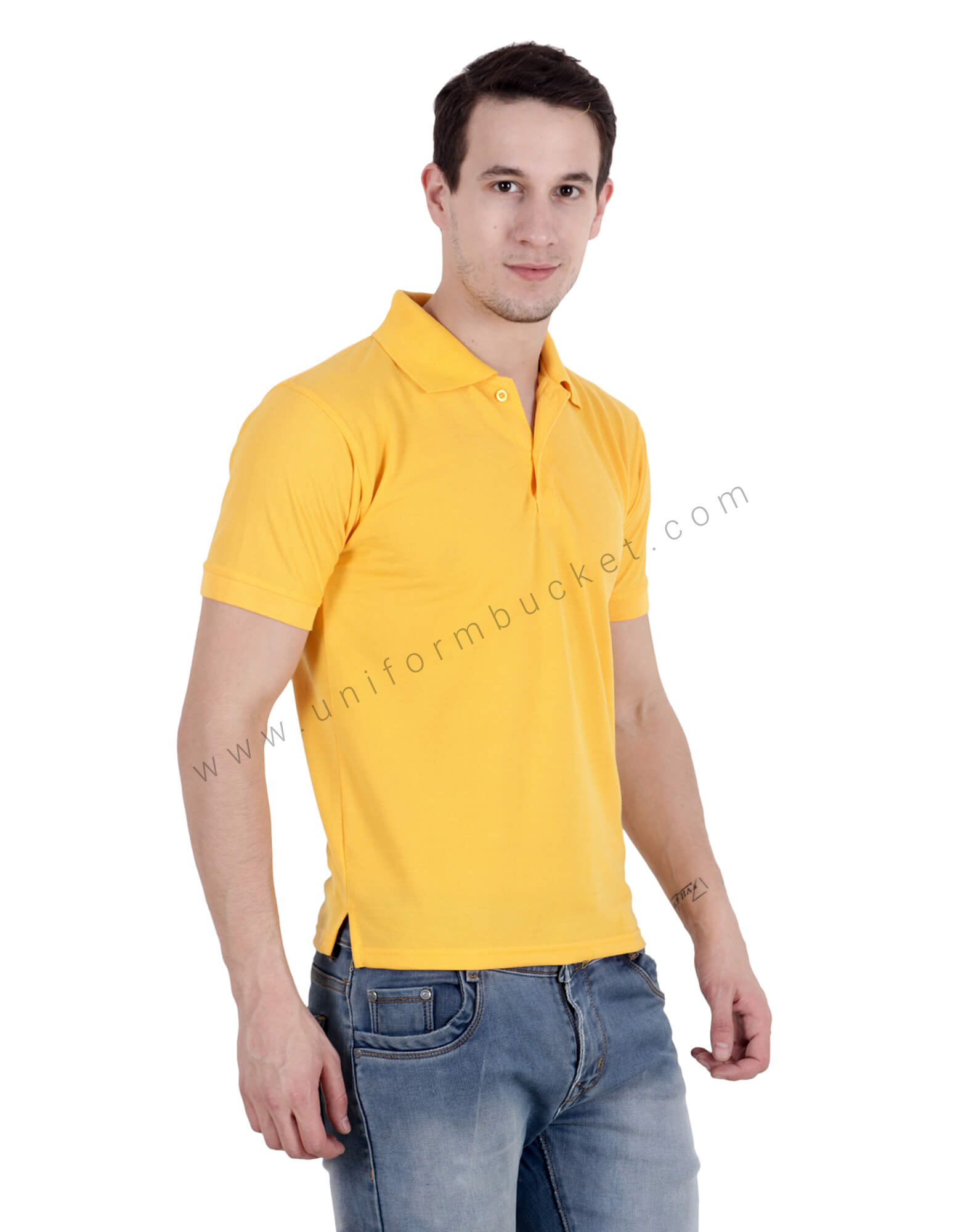 Yellow Uniform Polo T- Shirt