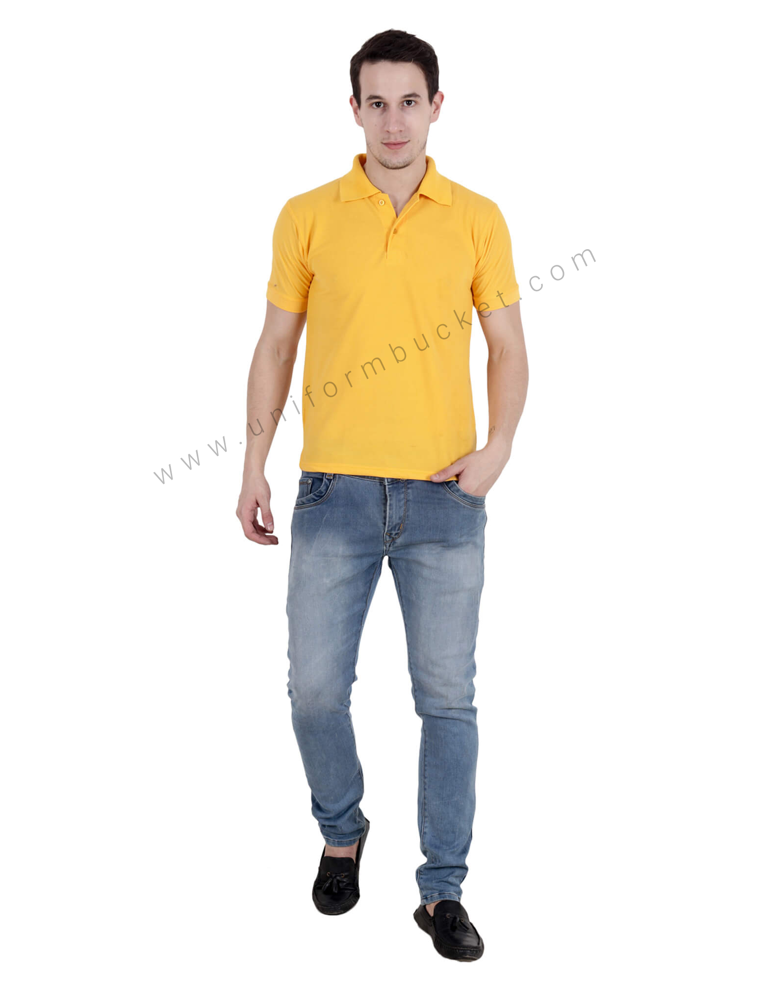 Yellow Uniform Polo T- Shirt