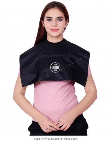 Rubberised Fabric Black Short Cape
