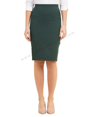 Emerald Green Pencil Skirt