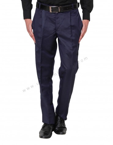 Jainish Mens Blue Formal Trousers  Jompers