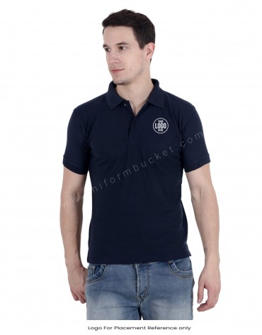 Navy Blue Uniform Polo T- Shirt