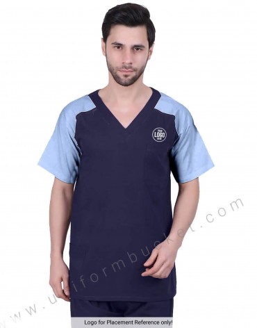 Double Tone Navy Blue Tunic