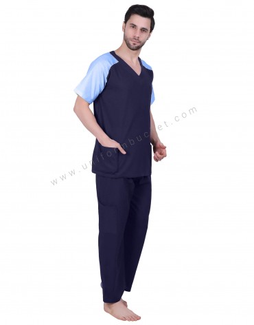 Double Tone Navy Blue Tunic